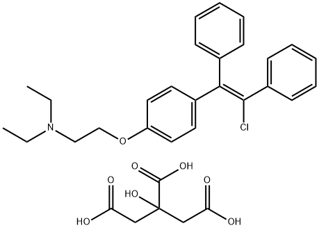 Zuclomiphene citrate Structure